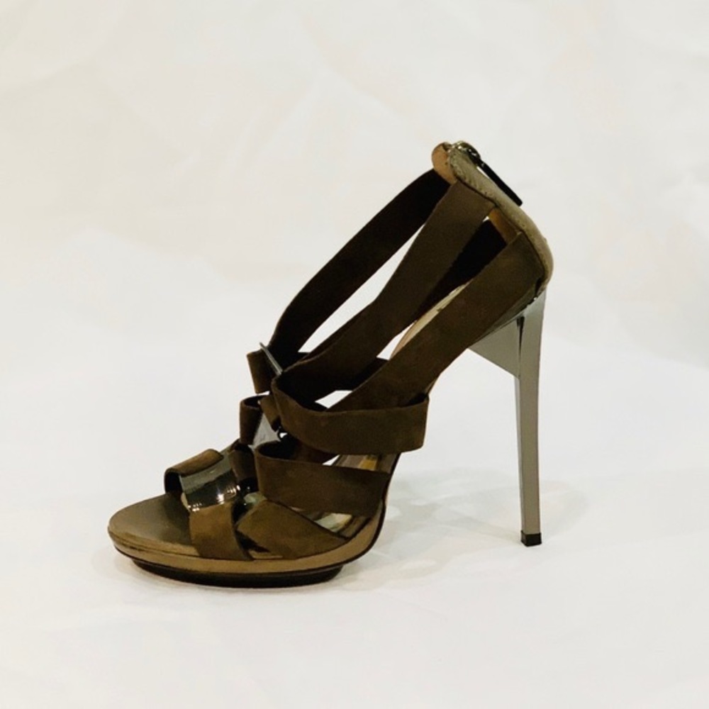 Herve Leger Strappy Heel Stiletto Size EU 39 US 9